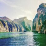 Fluss, Yangtze, Gebirge, Berg Fluss, Yangtze, Gebirge, Berg